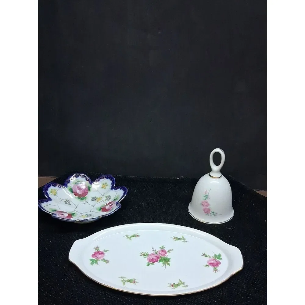 Vintage trinket dish,‎ porcelain tray from Germany, & 